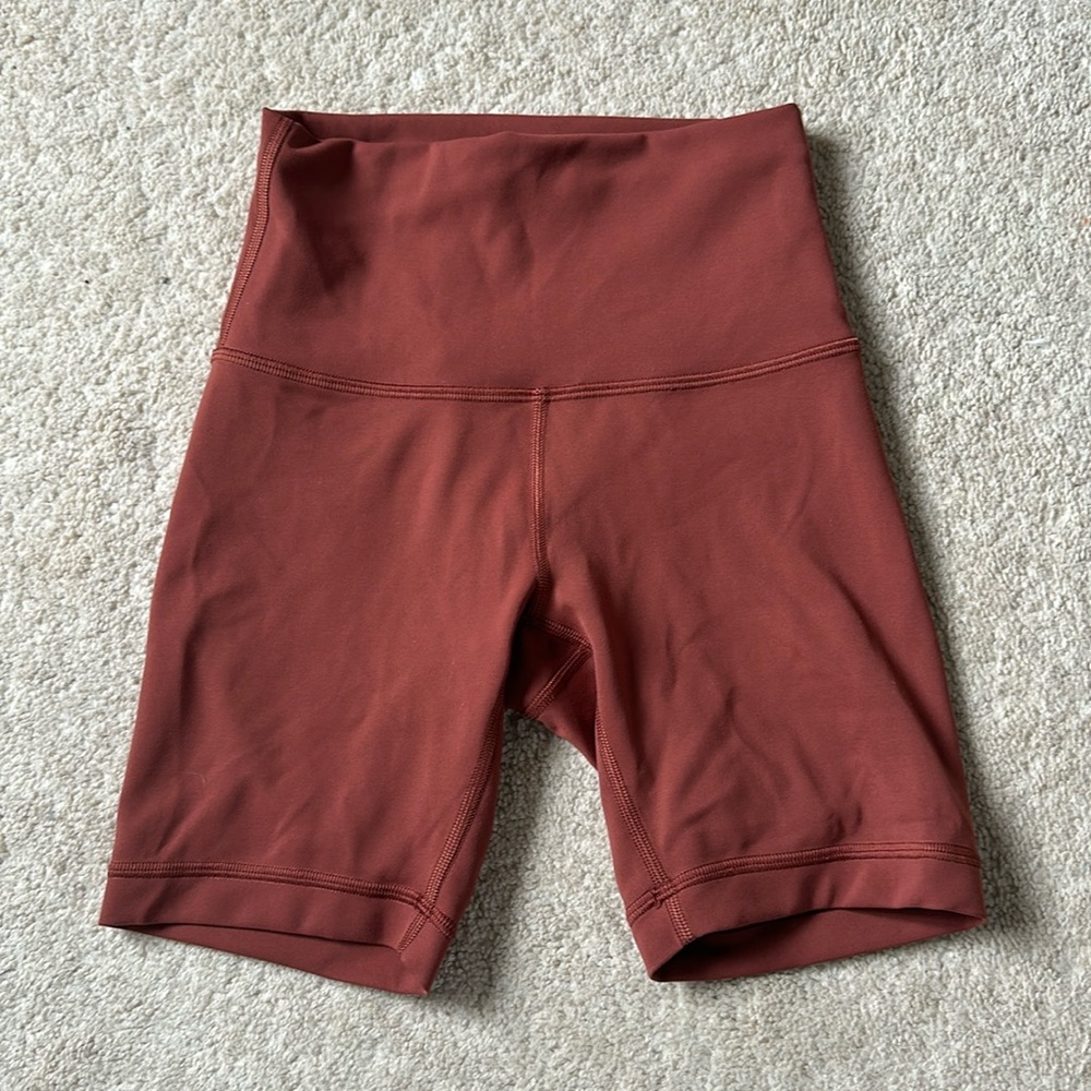 lululemon athletica wunder train shorts terracotta